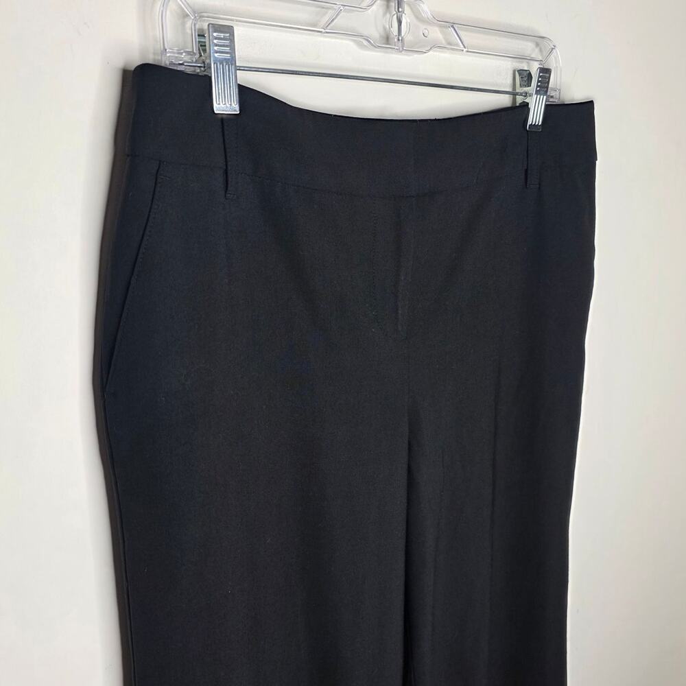 Ann Taylor Loft "Ann" black wide leg career dress pants - 10 - Picture 2 of 5